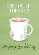 Tea-rific Dad Birthday Card created by Rebecca Handy