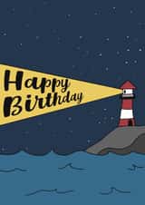 Seaside Birthday Card created by Cards by Becky