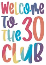 30th Birthday Card created by Cards by Becky