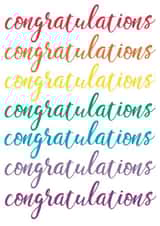 Congratulations card created by Cards by Becky