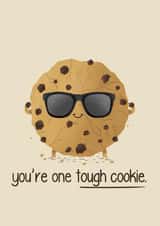 Tough Cookie Get Well Soon Card created by Cheeky Kards