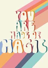 Made of Magic congratulations card created by Kate Fox