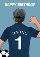 Scotland Euros Football Dad Birthday Card created by The Girl Next Draw Cards