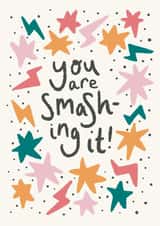 You are smashing it celebratory card  created by Nicola Scott