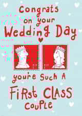 1st Class Wedding created by Martyn Scribbler Illustration