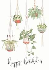 Classic Birthday Card - House Plants created by Sage and Hart