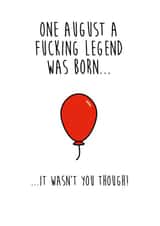 August Fucking Legend created by I Made A Card