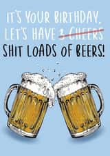 Funny Beer Lover Alcohol Birthday Card created by Amy Florence Design