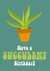 Have a Succulent Birthday! created by Cloud Cuckoo Design