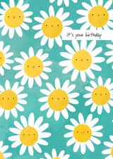 Pretty Birthday Card - Daisies - It's Your Birthday created by Nastya Rizaeva