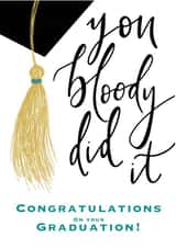 Graduation Congratulations Card created by Thoughtfully Made UK
