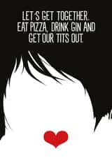 Let's get together. created by devoncow graphic design