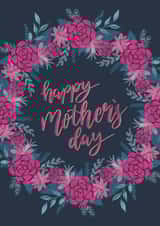 Mothers Day Floral Wreath Card created by Abigail Udell