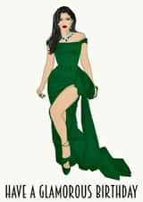 Glamorous Kylie Jenner Birthday Card created by Ipek Koztepe