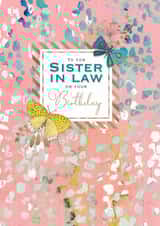 Sister in Law butterfly birthday card created by Rebecca Prinn