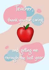 Thank you Teacher, for getting me through the last year created by @MarcoLooks