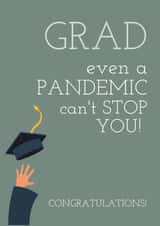 Even a Pandemic can't stop you - Graduation card created by Joyful