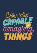 Inspirational card created by Kamilla writes letters