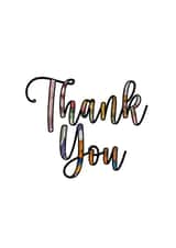 Simple and Stylish Thank You  created by Purple Umbrella