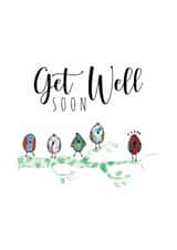 Little Birds tweet "Get Well Soon" created by Purple Umbrella