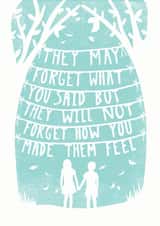 How You Made Them Feel - Teacher Thank You Card created by Nicola Scott