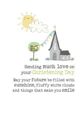 Christening - future filled with sunshine and smiles created by Dandelion Stationery