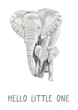 Hello Little One New Baby Card created by Zippy Doodle Designs