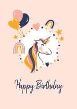 Unicorn Birthday created by Karin van der Vegt