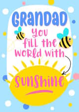 Grandad’s Birthday... the superstar that fills your world with sunshine created by Little Cat Creates