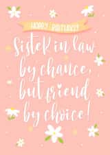 Happy birthday sister in law, sentimental. created by Little Cat Creates