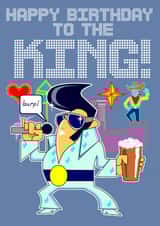 Happy Birthday to the King! created by Studio Beastly.