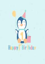 happy 1st birthday created by Spring of colors