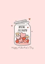 Special Delivery Valentine's Card created by Anja Richards Art