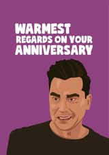 Warmest Regards Anniversary Card created by Sassy Sarah