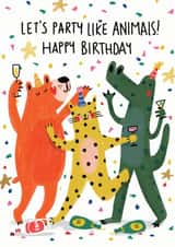 Party Animals created by NICHOLA COWDERY ILLUSTRATIONS 