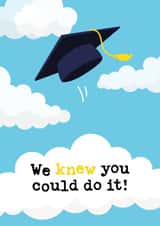 Knew You Could Do It, Graduation Card created by Kiddy Winks Prints