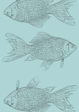 Fish card for all celebrations created by Slades fish 