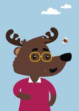 Cute Little Moose created by My Strawberry Monkey