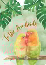 To the Love birds on their special day created by Annie Moon 