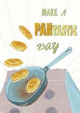 Pantastic fantastic day, positivity card created by RitaVeremyova