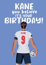 Harry Kane...Kane you believe it, it's your birthday! created by Kwirk Cards