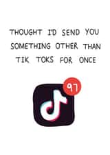 Send something other than a TikTok created by What Lucy Draws