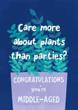 Plants Over Parties Birthday Card created by Katherine Lynas
