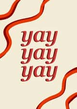 Red Ribbon Yay Card created by Esme Kelly