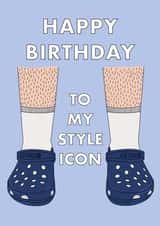 Happy Birthday Crocs Style Icon created by JoZo Collection
