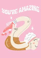 Youre amazing Roller Skating Grandma created by Alicia Ard