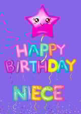 Niece Balloon Birthday Card created by Kerrylovescards