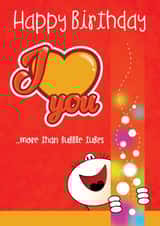 Birthday card from child with special needs. created by Milport Studios