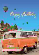 Happy Camper VW Birthday created by Groves Design