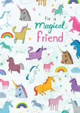 Magical friend, unicorn design created by Pencilface